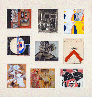 Colección obsequiada a Juan García Ponce por los nueve
pintores.