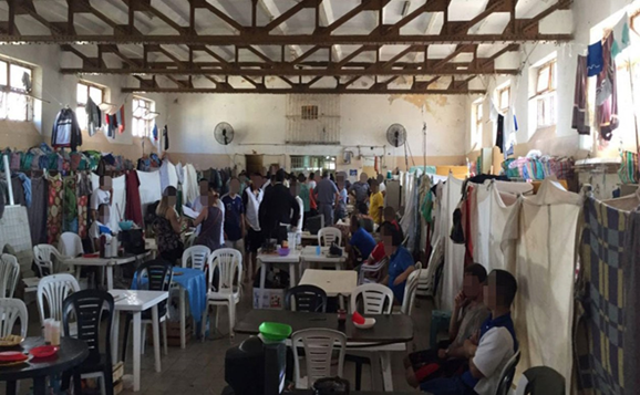 Espacio de alojamiento en el Complejo Penitenciario Federal de la Ciudad
Autónoma de Buenos Aires