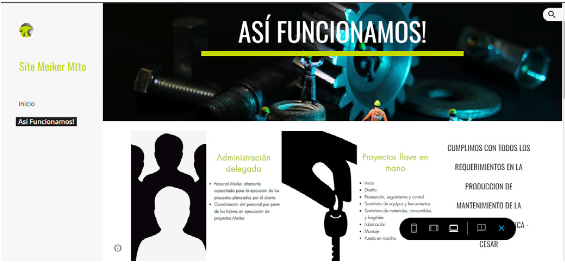 Funcionamiento y requerimientos que cumple la contratista Meiker para sus clientes a nivel nacional.