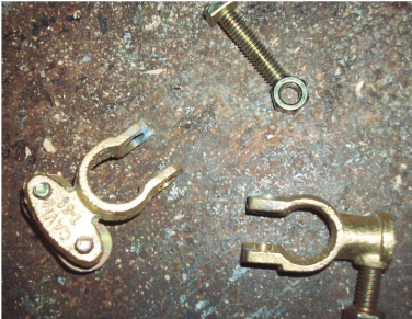 Abrazaderas de una pulgada (2.54mm).