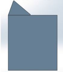 Caja donde estar&aacute; el    transformador en la    m&aacute;quina de soldadura por puntos, vista    lateral derecha.