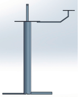 M&aacute;quina de soldadura por puntos, vista    lateral izquierda.