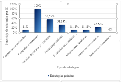 Estrategias    prácticas    de    formación solidaria.