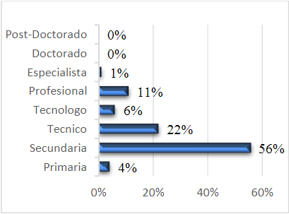 Formación que tiene en el desempeño de su cargo.