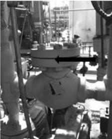 Punto de posicionamiento para una v&aacute;lvula tipo Check.