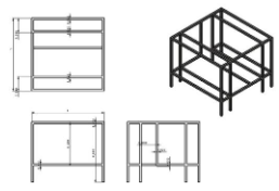  Estructura de soporte.