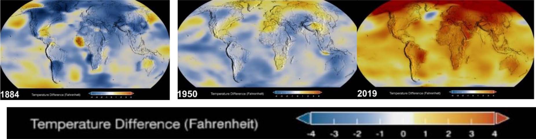 Cambios en la temperatura global
