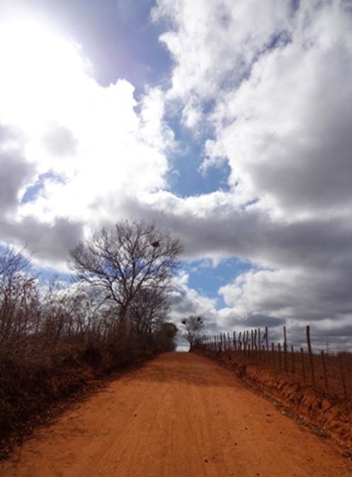 Caminho para o cemitério da Barragem do Patu. [2013]
