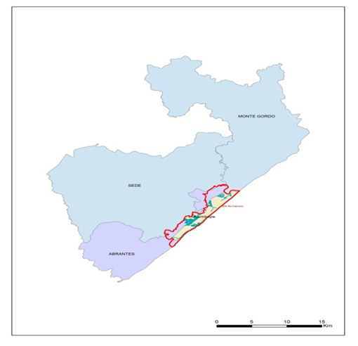 Figura 1 - Mapa de
Localização da APA Rio Capivara
