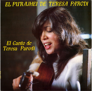 Tapa del álbum El Purajhei (1985) de Teresa Parodi.