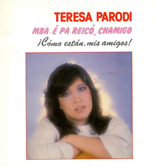 Tapa del álbum Mba-é  pa reicó, chamigo (1986)  de Teresa Parodi