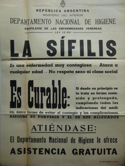 Ministerio del Interior, Archivo General de la Nación, Afiches públicos, Caja 9, Doc. 316.