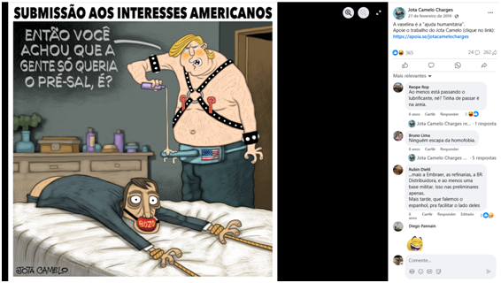 Submiss&atilde;o aos interesses americanos