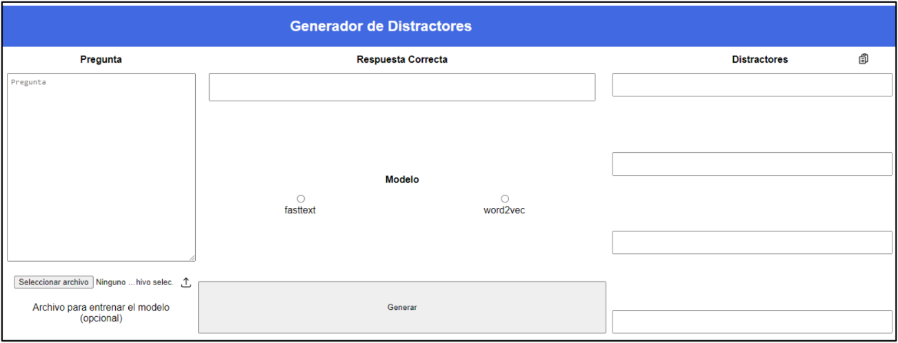 Generador de distractores