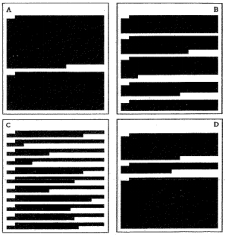 Simulaci&oacute;n de diferentes tipos de p&aacute;rrafo en una p&aacute;gina