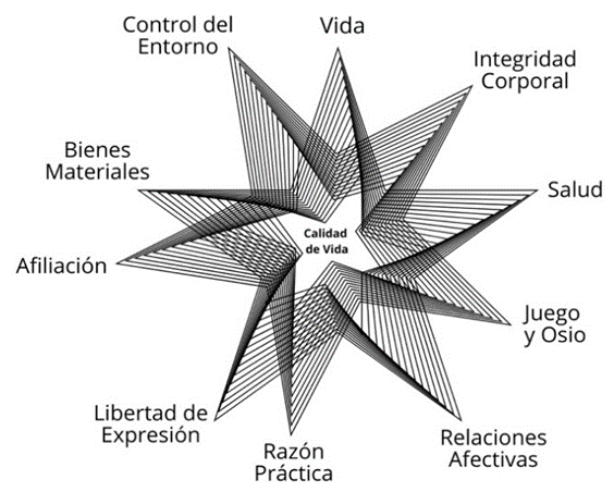 T&iacute;tulo: Las Capacidades Centrales para la Calidad de Vida